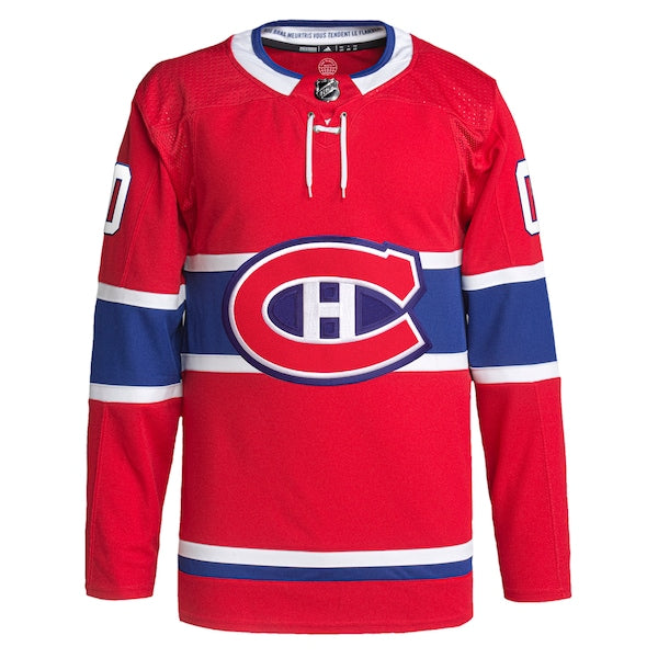 Montreal Canadiens adidas  Home  Primegreen Authentic Custom Jersey - Red