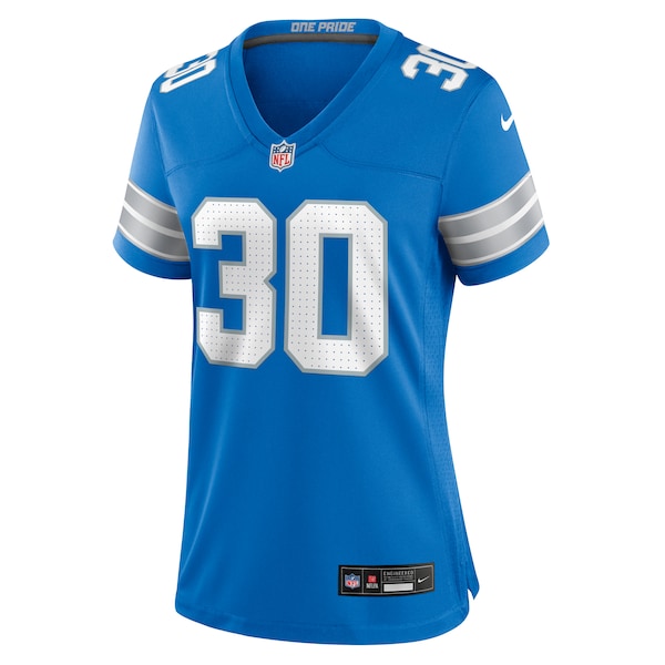 Khalil Dorsey Detroit Lions Nike Women's Team Game Jersey -  Blue