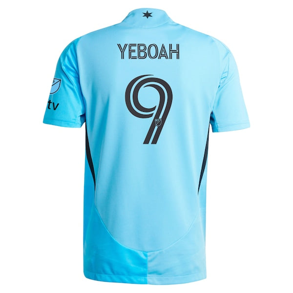 Kelvin Yeboah Minnesota United FC adidas 2025 CONVERGENCE Authentic Player Jersey - Blue