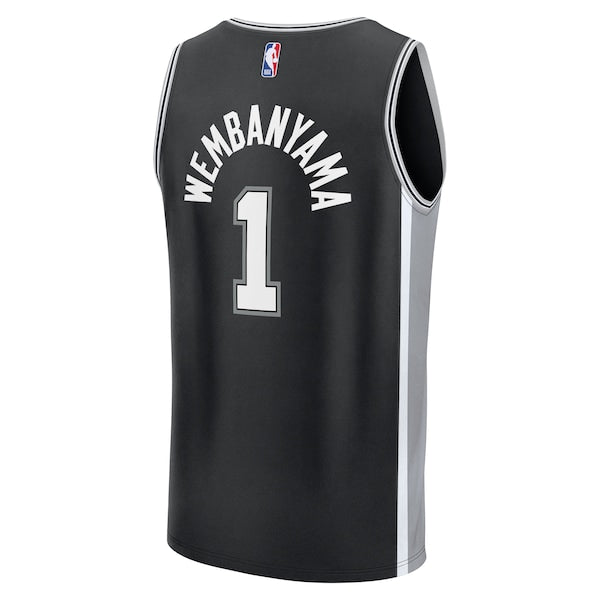 Victor Wembanyama San Antonio Spurs  Fast Break Replica Player Jersey - Icon Edition - Black