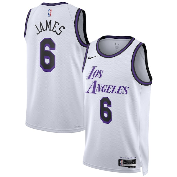 LeBron James Los Angeles Lakers Nike Unisex 2022/23 Swingman Jersey - City Edition - White