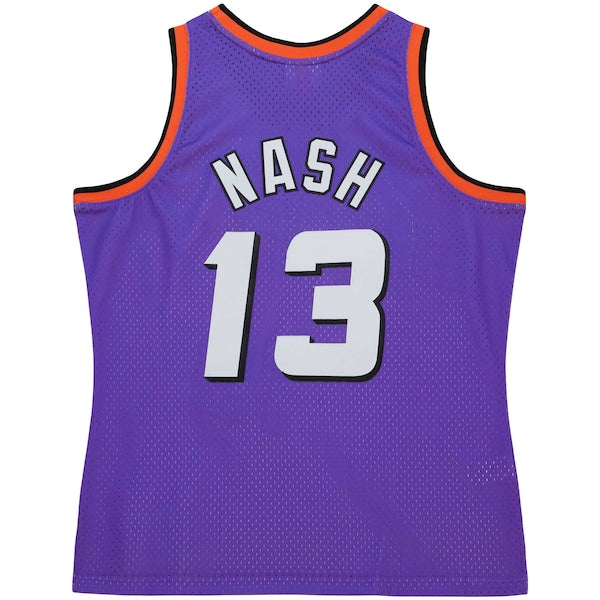 Steve Nash Phoenix Suns Hardwood Classics 1996/97 Tropical Swingman Jersey - Purple