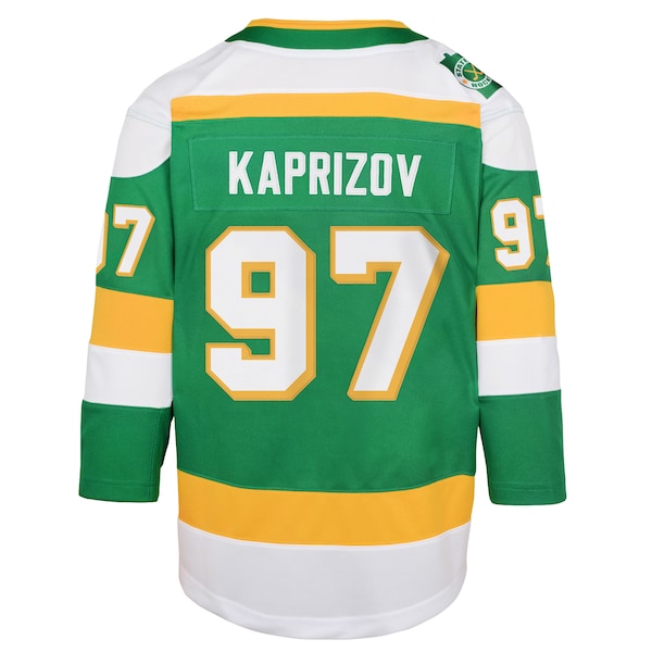 Kirill Kaprizov Minnesota Wild Youth 2023/24 Alternate Premier Player Jersey – Green