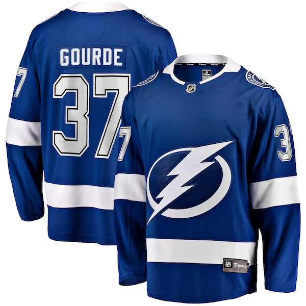 Yanni Gourde Tampa Bay Lightning  Home Breakaway Jersey - Blue