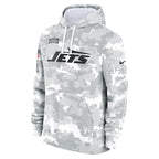 New York Jets Nike 2024 Salute to Service Club Fleece Pullover Hoodie - Arctic Camo