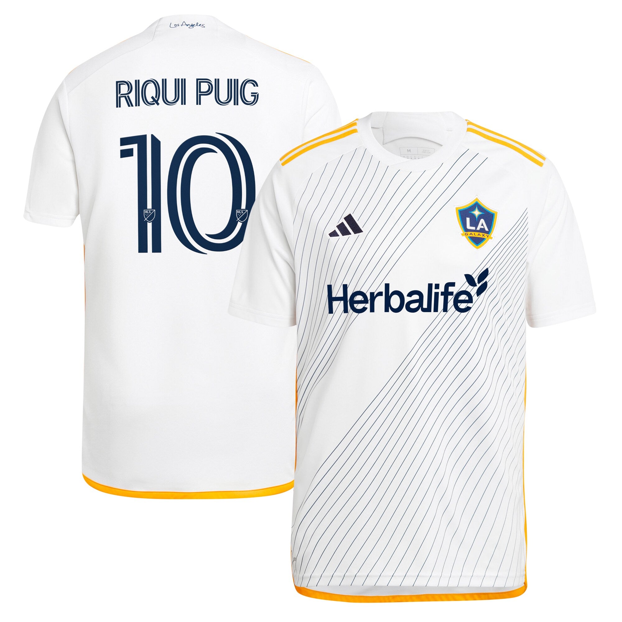 Riqui Puig LA Galaxy adidas 2024 LA Kit Replica Player Jersey - Green/White