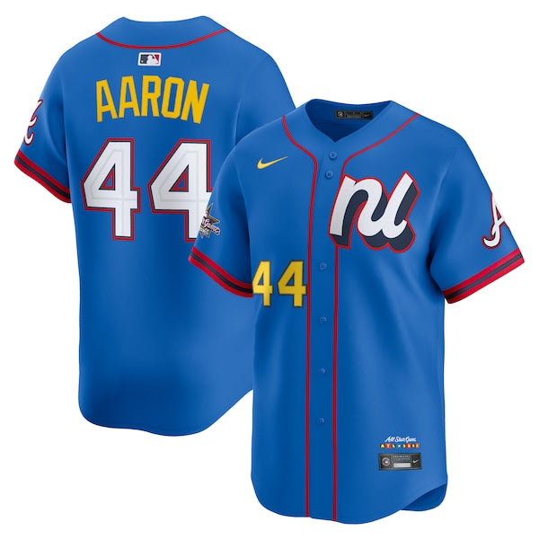 Hank Aaron National League Nike 2025 All-Star Game Home Run Derby Jersey - Blue