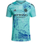 New York City FC adidas Women's 2024 One Planet Replica Jersey - Green