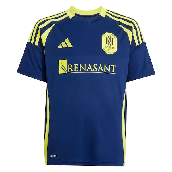 Hany Mukhtar Nashville SC adidas Youth 2025 The Heart of Nashville Kit Replica Player Jersey - Navy