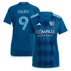 Alan Pulido Sporting Kansas City adidas Women's 2024 Diamonds Our Forever Replica Player Jersey – Navy