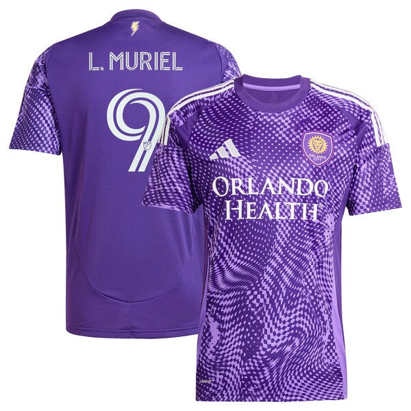 Luis Muriel Orlando City SC adidas 2025 Perfect Storm Replica Player Jersey - Purple