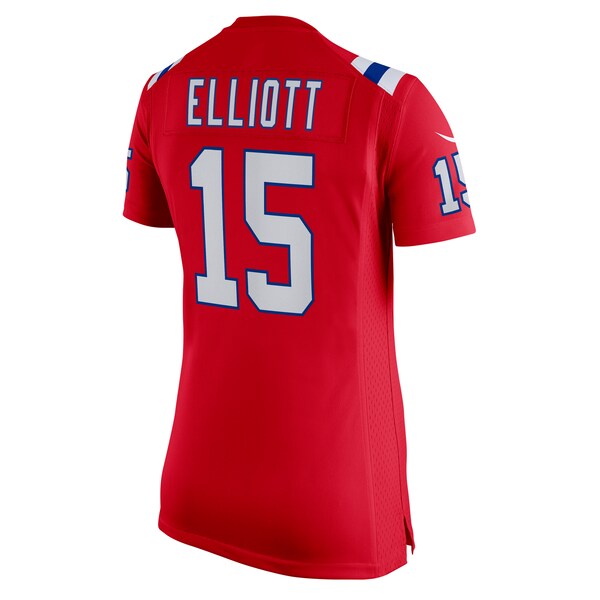 Ezekiel Elliott New England Patriots Nike Women's Alternate Game Player Jersey - Red/Navy/White