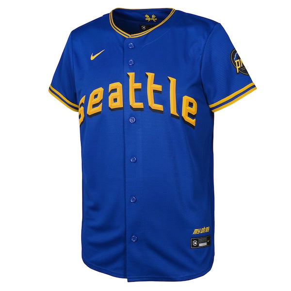 Ken Griffey Jr. Seattle Mariners Nike Youth City Connect Replica Player Jersey - Royal