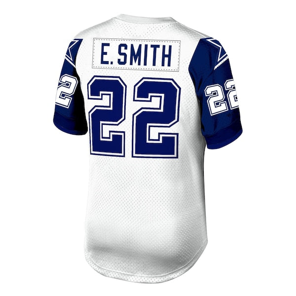 Emmitt Smith Dallas Cowboys 1996 Authentic Throwback Retired Player Jersey - White