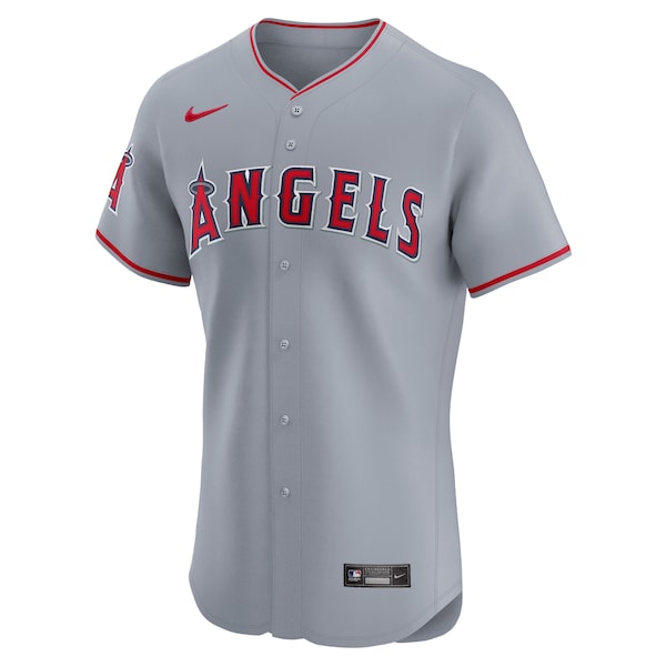 Los Angeles Angels Nike Road 2024 Jackie Robinson Day Elite Jersey - Gray