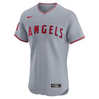 Los Angeles Angels Nike Road 2024 Jackie Robinson Day Elite Jersey - Gray