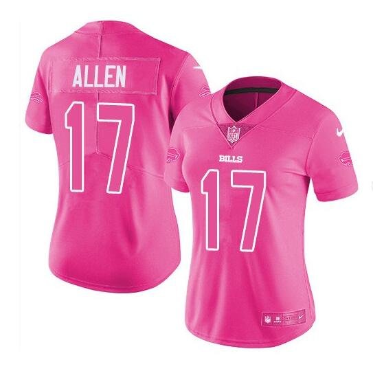 Josh Allen Buffalo Bills Nike Women's Game Jersey - Pink