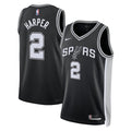 Dylan Harper San Antonio Spurs Nike Unisex 2025 NBA Draft First Round Pick Swingman Jersey - Icon Edition - Black