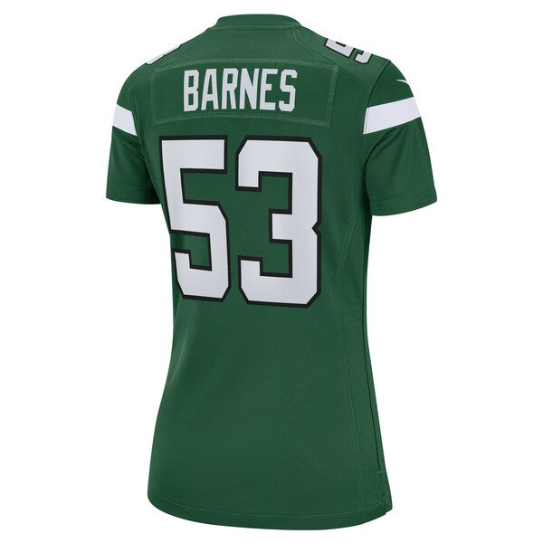 Zaire Barnes New York Jets Nike Women's  Game Jersey - Gotham Green