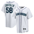 Luis Castillo Seattle Mariners Nike Home Replica Jersey - White