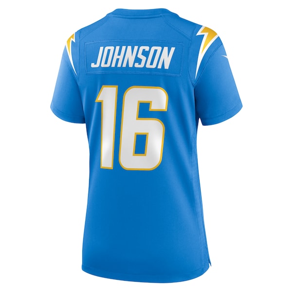 Tyler Johnson Los Angeles Chargers Nike Women's Team Game Jersey -  Powder Blue