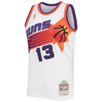 Steve Nash Phoenix Suns 2001/02 Hardwood Classics Swingman Jersey - White/Purple