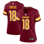 Tyler Owens Washington Commanders Nike Women's Team Game Jersey -  Burgundy