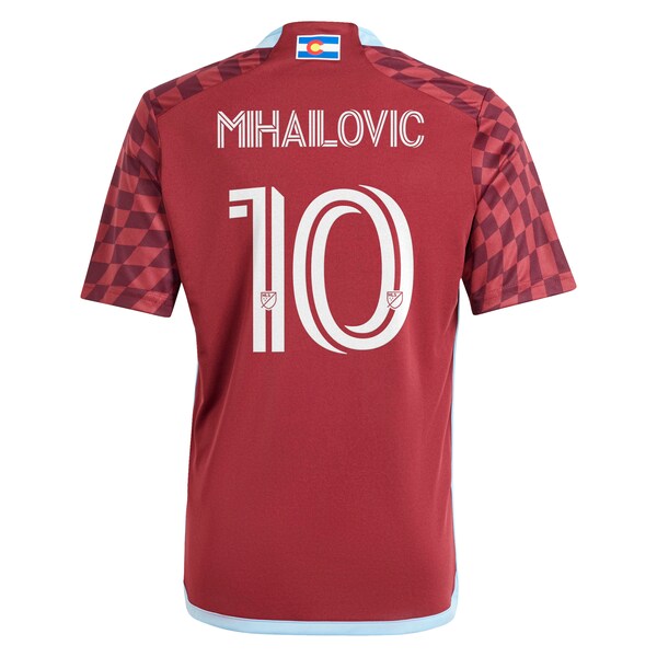 Djordje Mihailovic Colorado Rapids adidas Youth 2024 One Flag Kit Replica Player Jersey - Burgundy