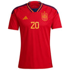 Daniel Carvajal Spain National Team adidas 2022/23 Home Replica Jersey - Red