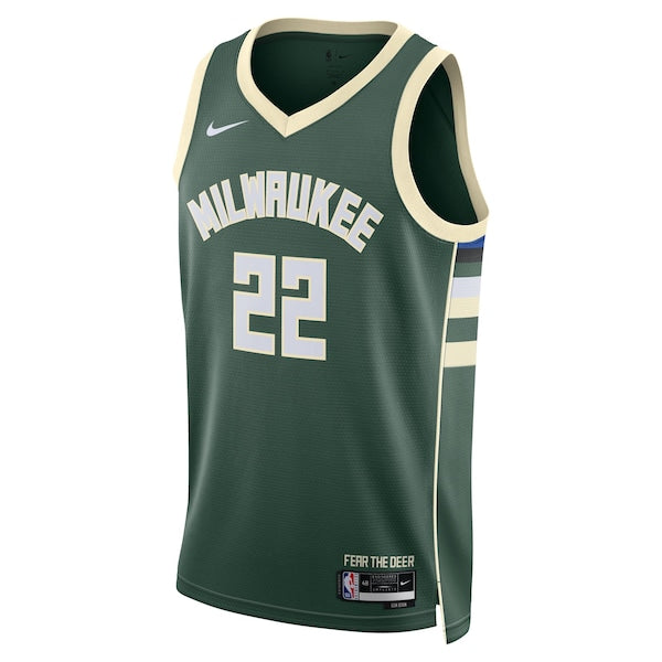 Khris Middleton Milwaukee Bucks Nike Unisex Swingman Jersey - Icon Edition - Hunter Green