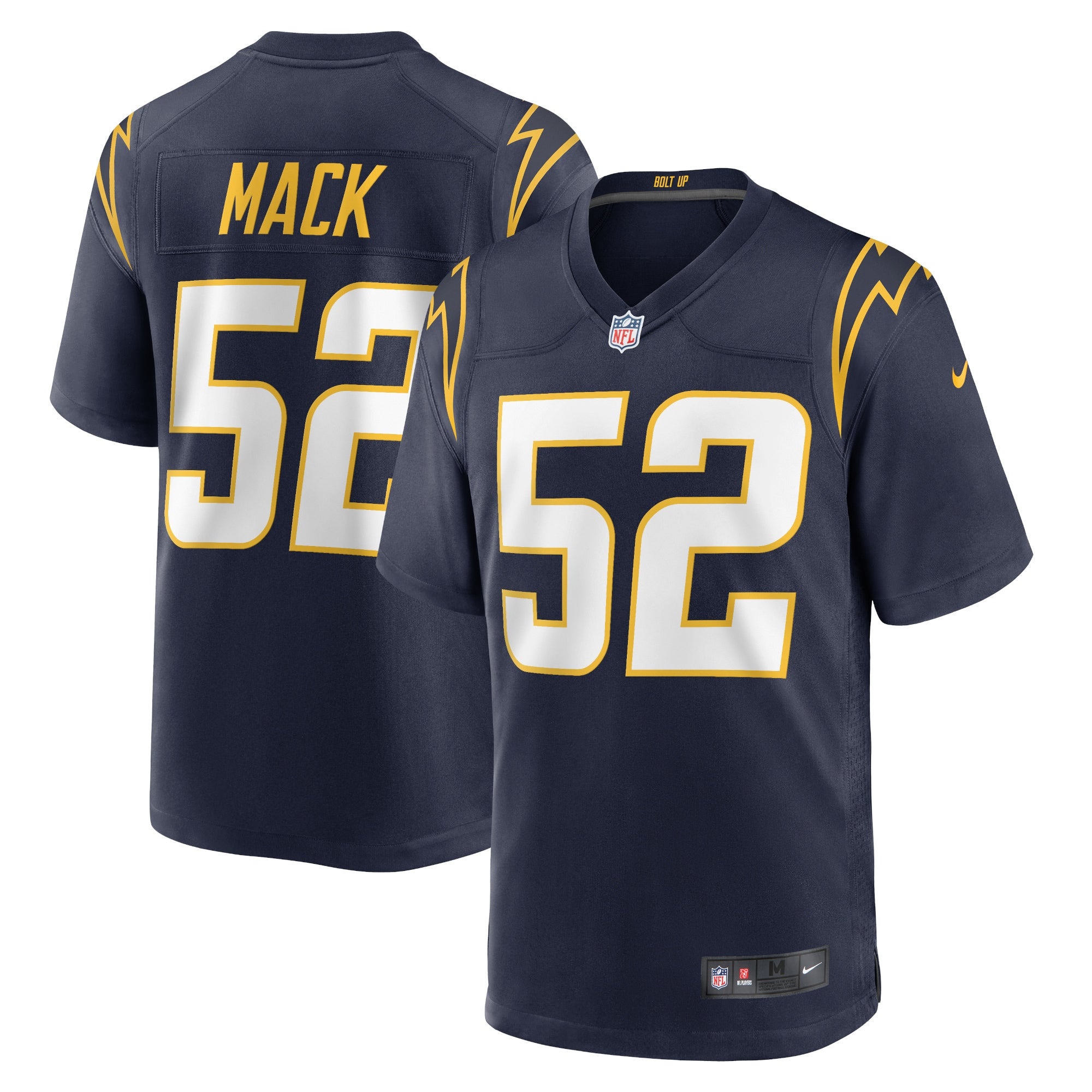 Khalil Mack Los Angeles Chargers Nike Game Jersey - White/Navy/Royal