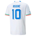 Lorenzo Insigne Italy National Team Puma Youth 2022/23 Away Replica Player Jersey - White