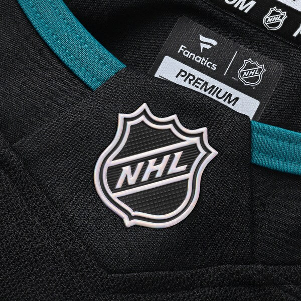 San Jose Sharks  Alternate Premium Jersey - Black/Teal