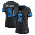 David Montgomery Detroit Lions Nike Women's 2nd Alternate Game Jersey - Black