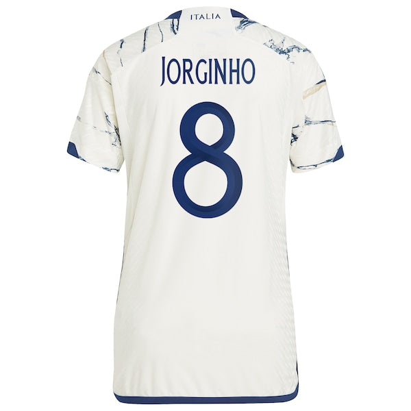 Jorginho Italy National Team adidas 2023 Away Authentic Player Jersey - White