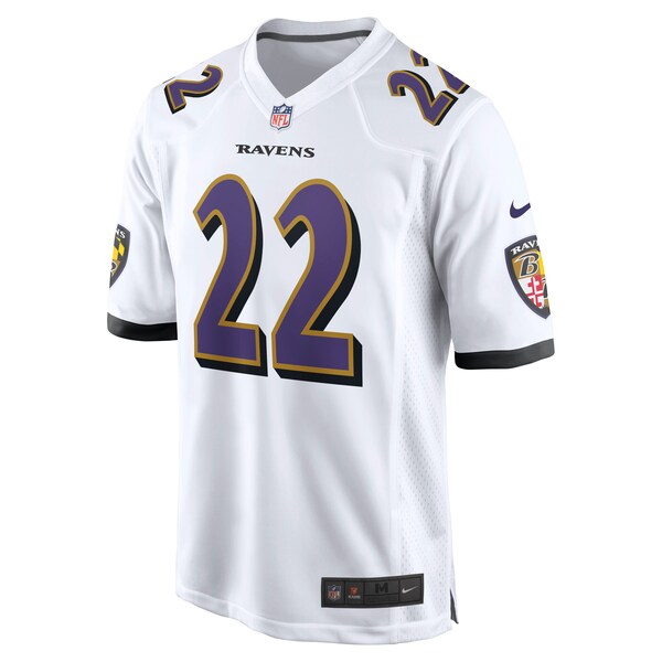 Derrick Henry Baltimore Ravens Nike White Game Jersey -  White