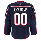 Columbus Blue Jackets  Home Authentic Pro Custom Jersey - Navy