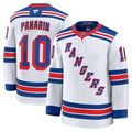 Artemi Panarin New York Rangers  Away Premium Jersey - White/Navy/Blue