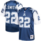 Emmitt Smith Dallas Cowboys 1995 Authentic Throwback Retired Player Jersey - Navy