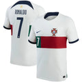 Cristiano Ronaldo Portugal National Team Nike 2022/23 Home Vapor Match Jersey - White