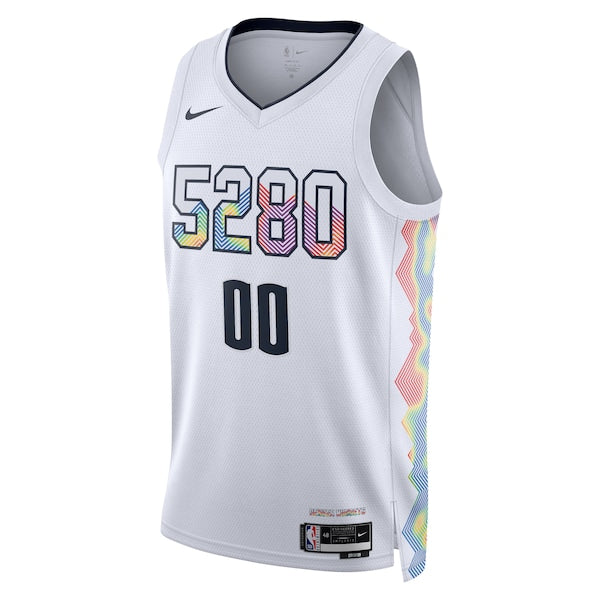 Denver Nuggets Nike Unisex 2024/25 Custom Swingman Jersey - City Edition - White