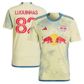 Luquinhas New York Red Bulls adidas 2024 Daniel Patrick Kit Replica Jersey - Yellow