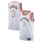 Keldon Johnson San Antonio Spurs Nike Unisex 2023/24 Swingman Jersey - White - City Edition
