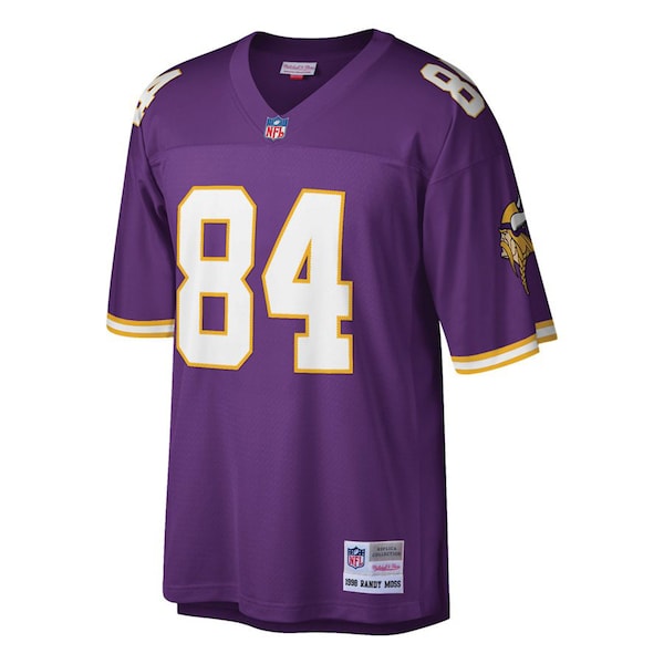 Randy Moss Minnesota Vikings Big & Tall 1998 Retired Player Replica Jersey - Purple/White