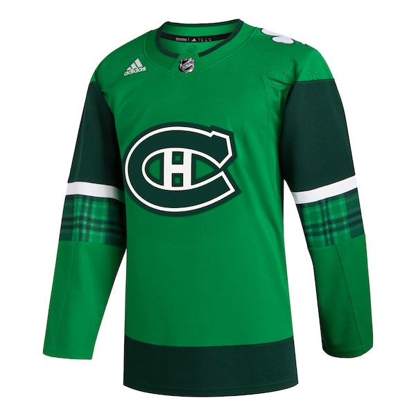 Montreal Canadiens adidas 2023 St. Patrick's Day Primegreen Authentic Jersey - Kelly Green