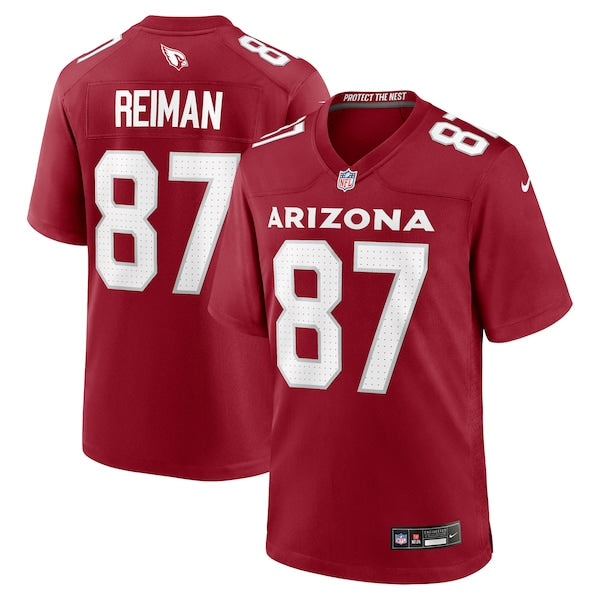 Tip Reiman Arizona Cardinals Nike Team Game Jersey -  Cardinal