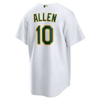Nick Allen Oakland Athletics Nike Home Replica Jersey - White/Kelly Green