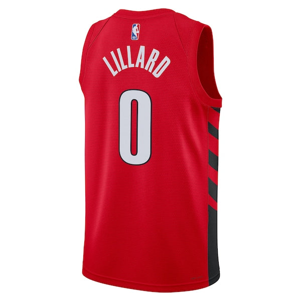 Damian Lillard Portland Trail Blazers Jordan Brand Unisex Swingman Jersey - Red - Statement Edition