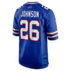 Ty Johnson Buffalo Bills Nike Team Game Jersey -  Royal