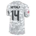 DK Metcalf Seattle Seahawks Nike 2024 Salute to Service Limited Jersey - Arctic Camo